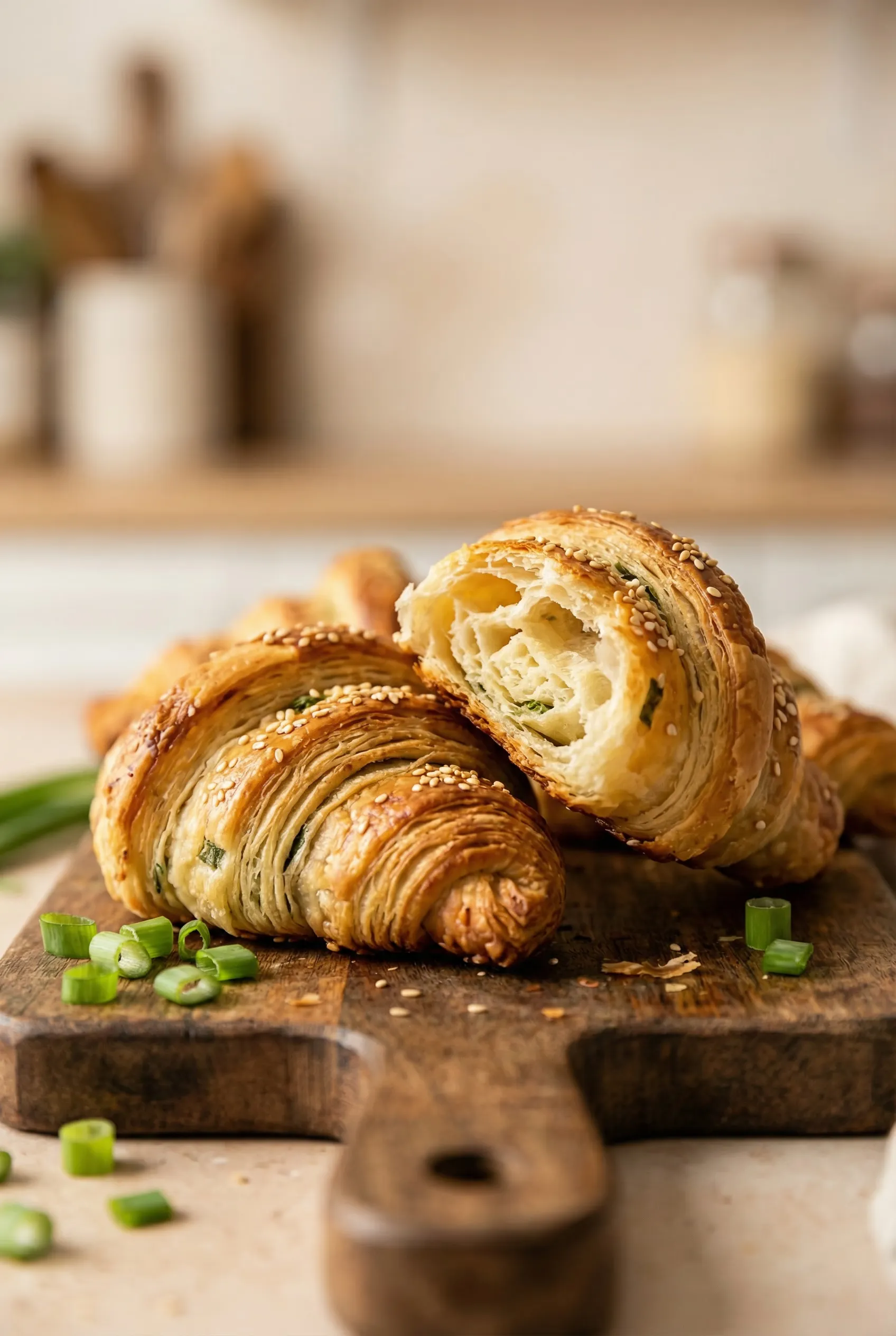 Scallion Pancake Croissants